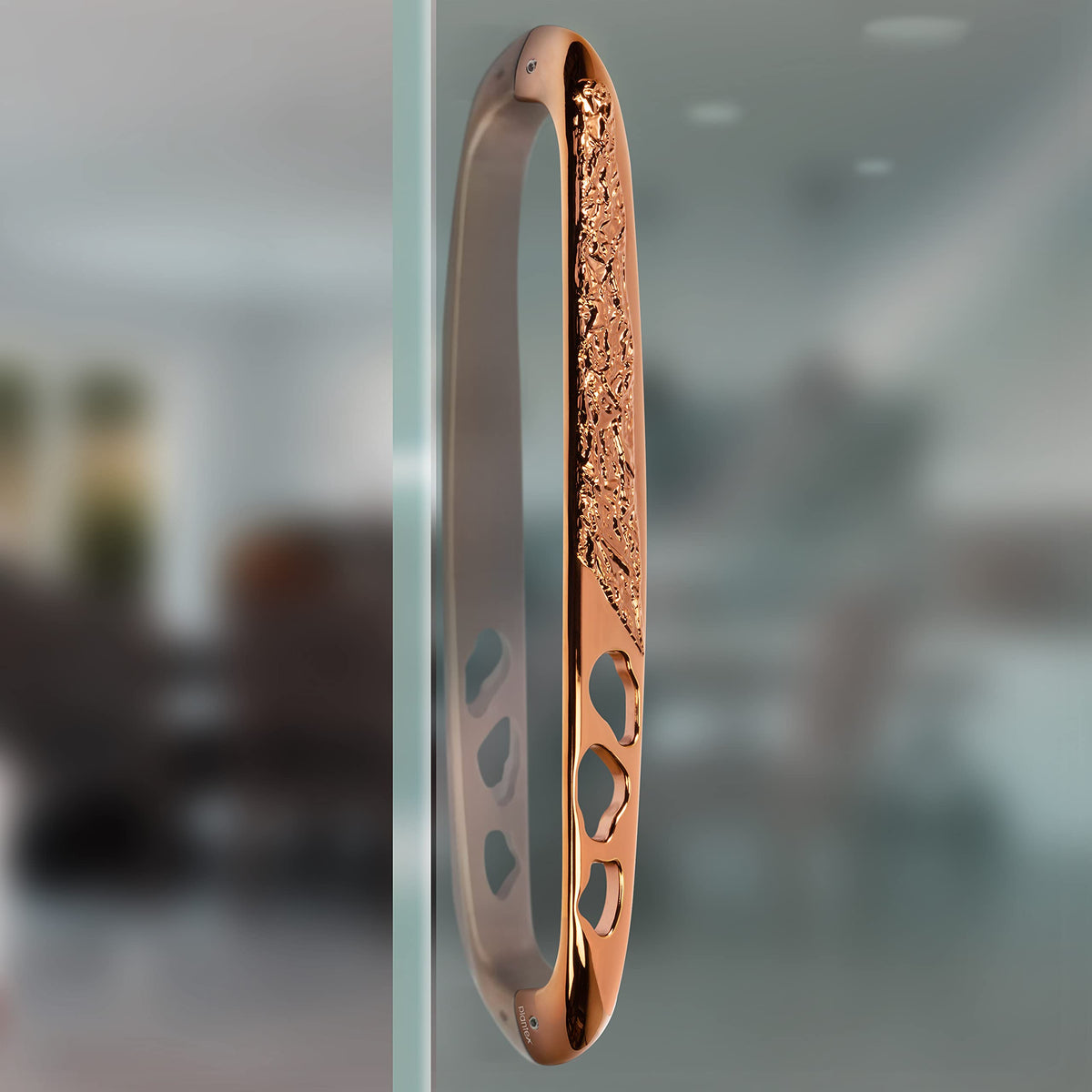 Plantex Heavy Duty Door Handle for Main Door/13-inches Main Door Handle/Pull Push Handle for Home/Hotel/Office - Pack of 1 (311-PVD Rose Gold Finish) - 3 Years Warranty-5