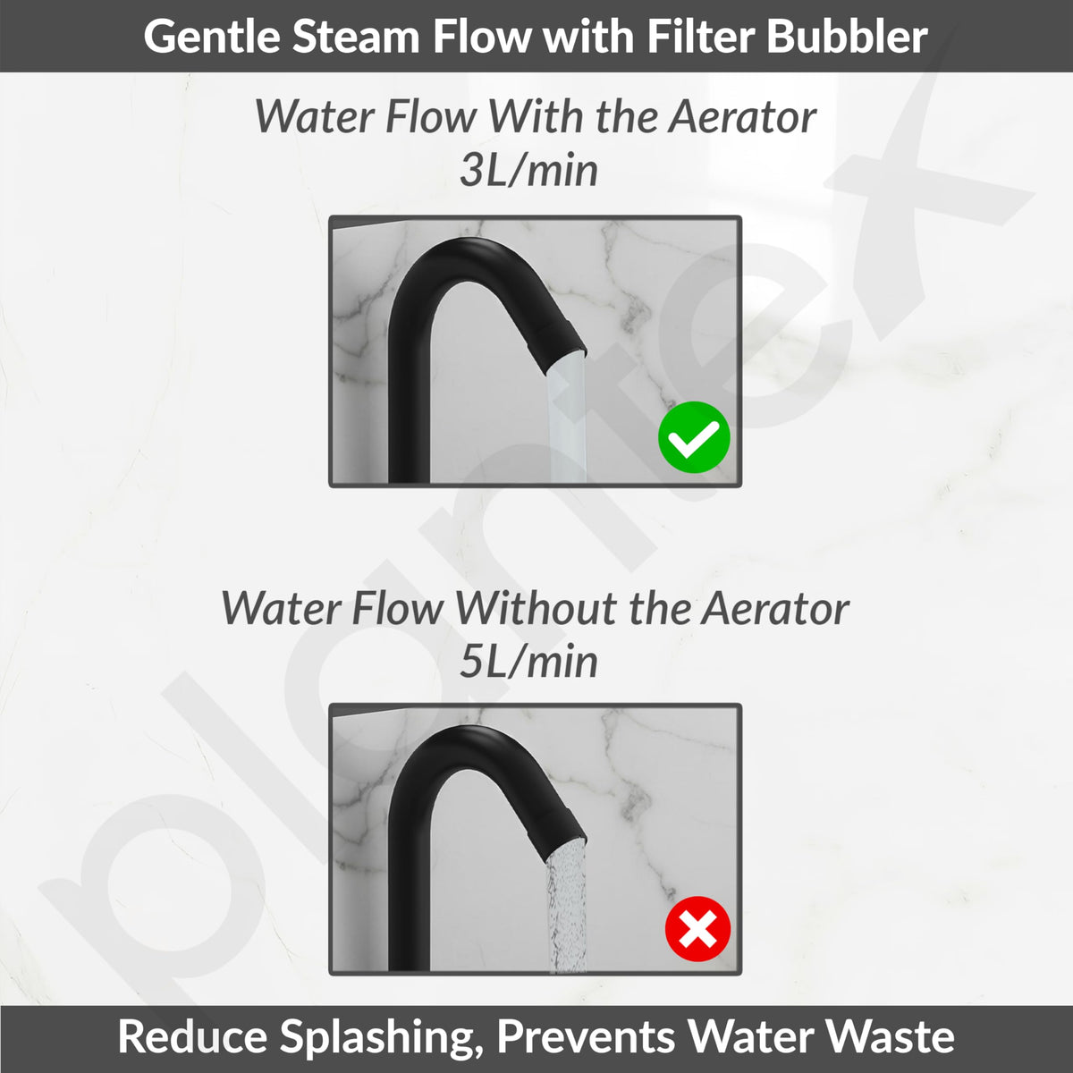 Plantex Single Lever Kitchen Sink Tap with Water Saving Aerator and Brass Spindle Tap/Quarter Turn Sink tap for Kitchen Basin with Wall Flange and Teflon Tape (Black)-6