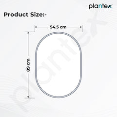 Plantex Aluminium Frame Mirror for Bathroom/Wall Mount Capsule Mirror for Bedroom/Dressing Room/Living Room/Entryway - (Gold, 22x36 Inch)-4