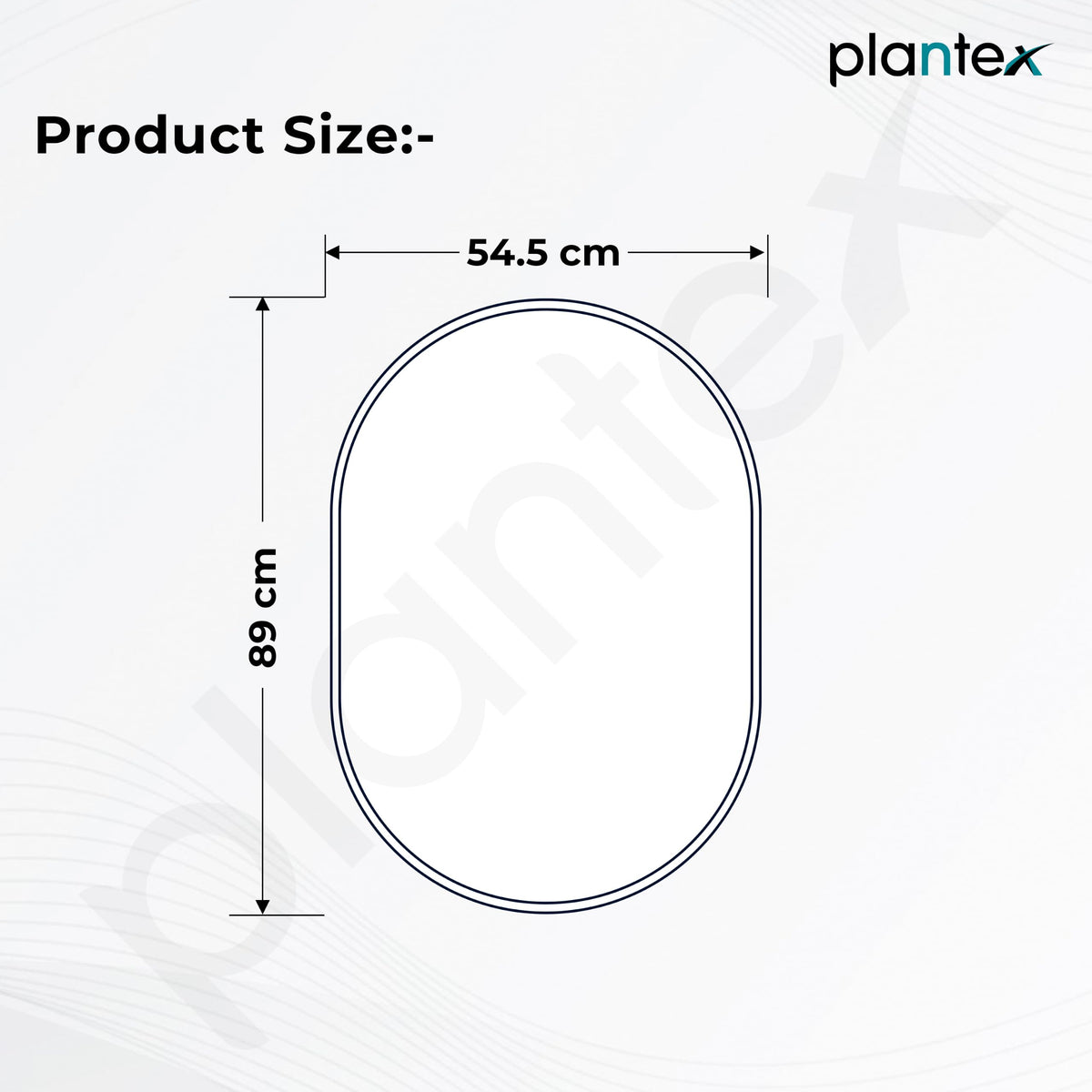 Plantex Aluminium Frame Mirror for Bathroom/Wall Mount Capsule Mirror for Bedroom/Dressing Room/Living Room/Entryway - (Gold, 22x36 Inch)-4