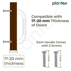 Plantex Cabinet Handle/96mm Handle for Drawer/Wardrobe/Kitchen Handle/Pull-Push Handle for Home/Office - Pack of 1 (Satin) (Model APS-PH-105)-5