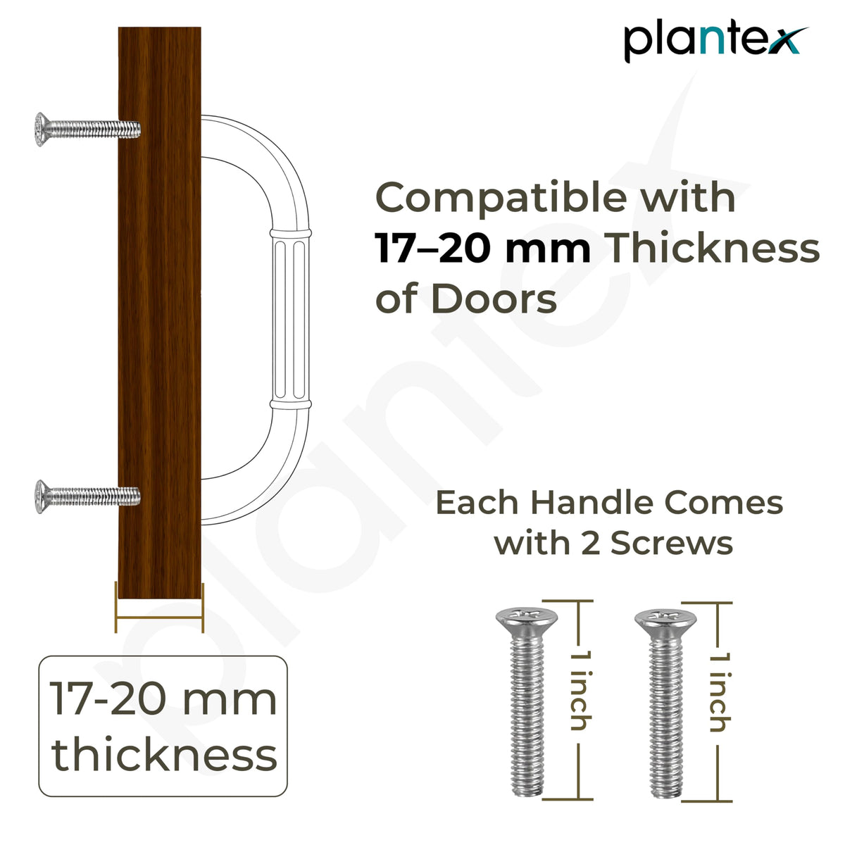 Plantex Cabinet Handle/96mm Handle for Drawer/Wardrobe/Kitchen Handle/Pull-Push Handle for Home/Office - Pack of 1 (Satin) (Model APS-PH-105)-5