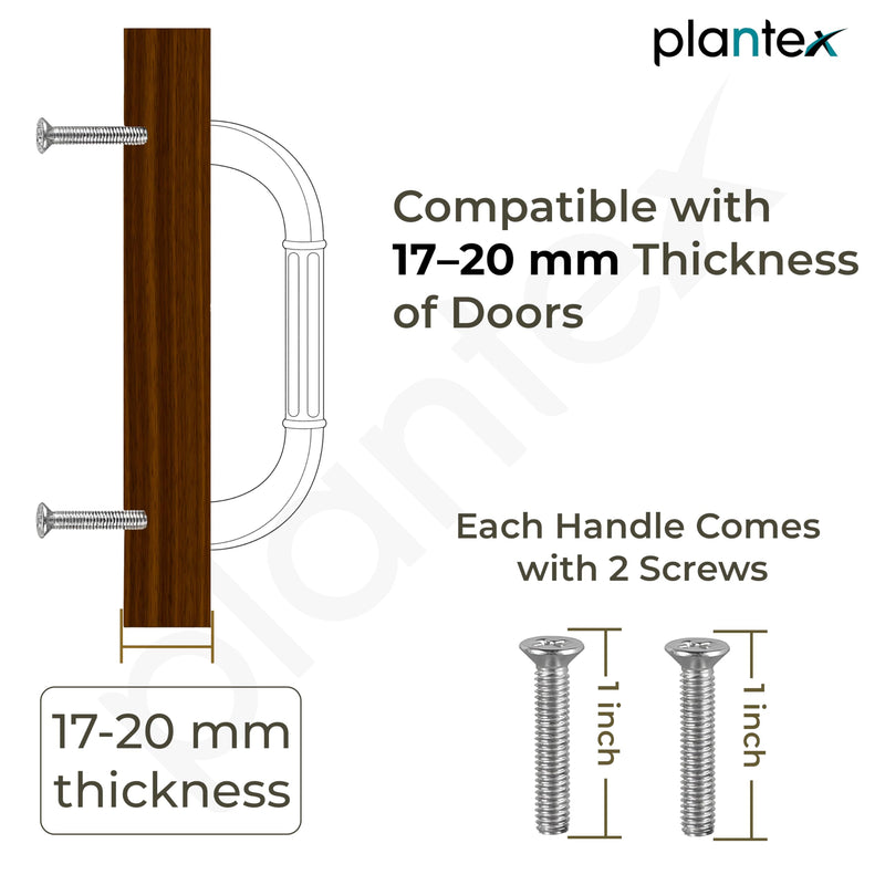 Plantex Cabinet Handle/96mm Handle for Drawer/Wardrobe/Kitchen Handle/Pull-Push Handle for Home/Office - Pack of 1 (Satin) (Model APS-PH-105)-5