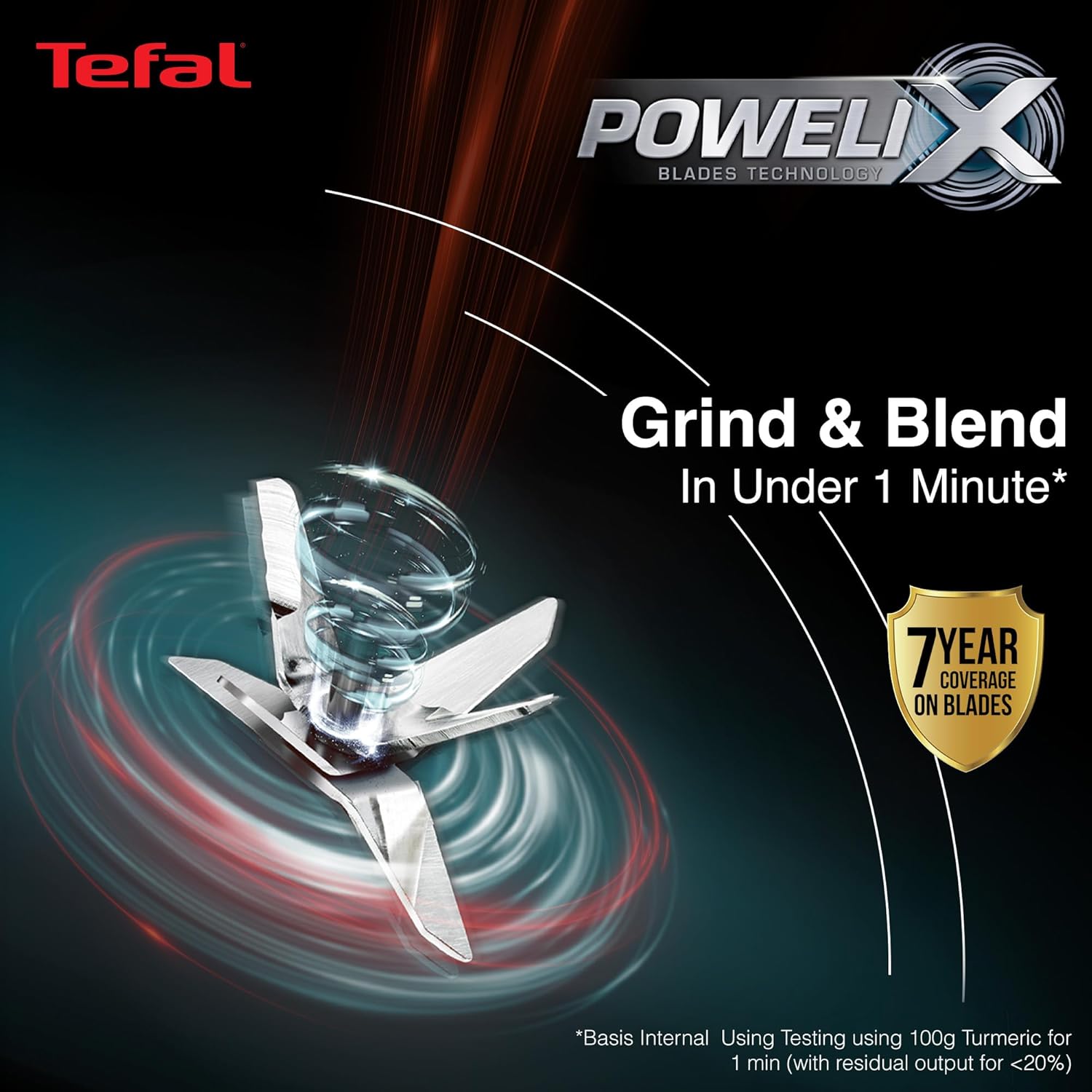 Tefal Grindmax HD 1000W Copper Motor with Durable Ball Bearing Mixer Grinder with 3 Leak-Proof Heavy Duty Jars, High-Speed 20,000 RPM Motor, Europe’s No.1 Brand, Best Mixer Grinder for Indian Cooking
