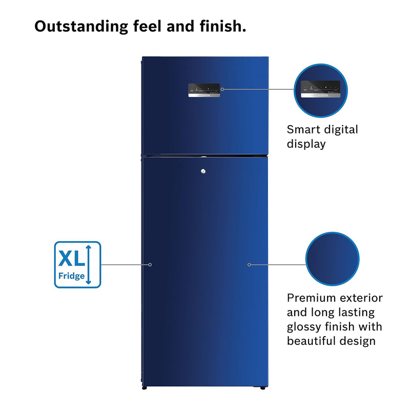 Bosch 269L 3star (2023) Frost free Refrigerator Appliance CTC29BT31I (Convertible Transition Blue)