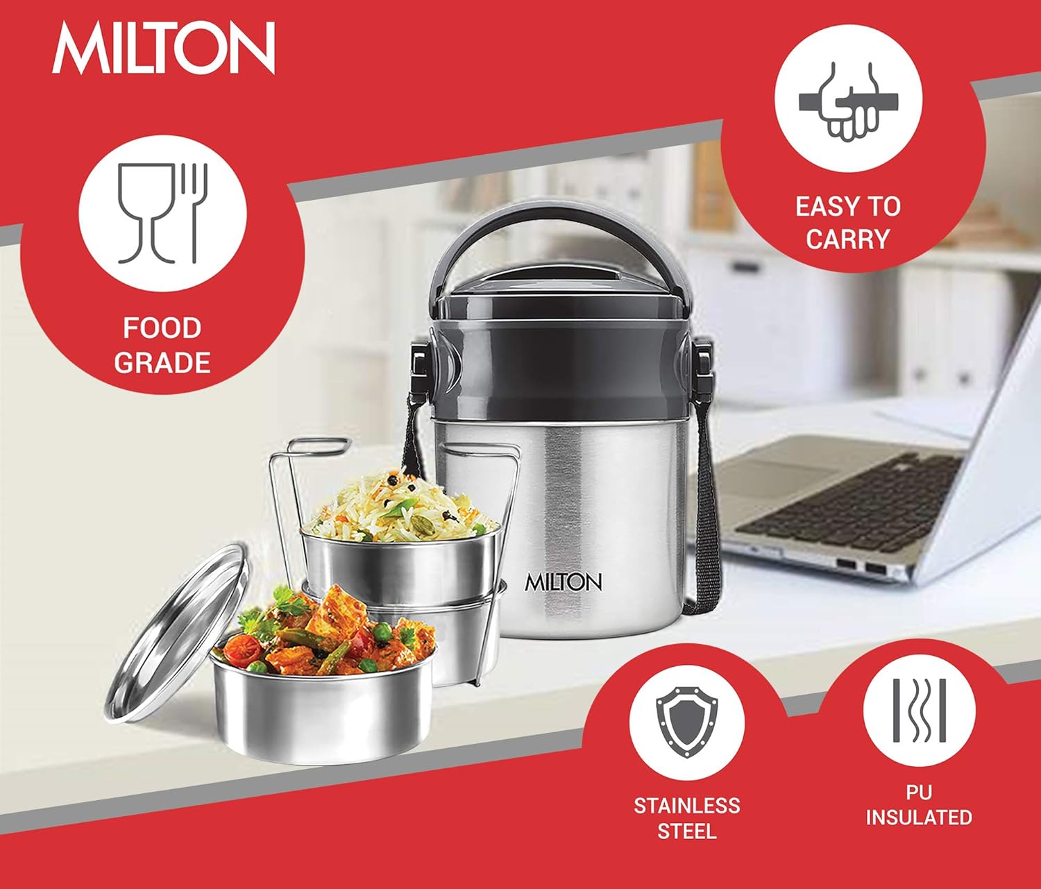 Legend Insulated Tiffin Box (Milton)