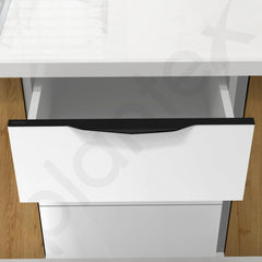 Plantex Profile Handle for Kitchen Cabinet/20 Inch Aluminium Drawer Profile Handle/Wardrobe Pull Handle for Home/Office/Hotel - Pack of 2 (Black) (Model APS-PF-1002)-6