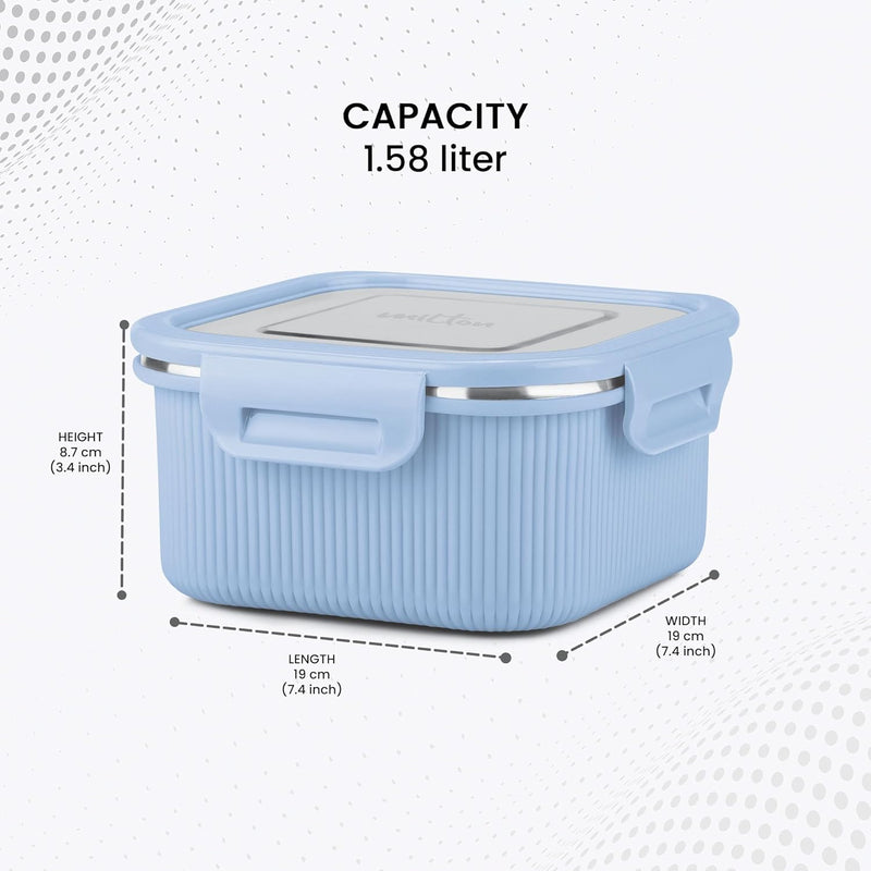 Personalized Cool Touch - Square Container (Milton)