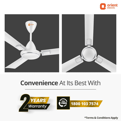 Orient Electric 1200 mm Falcon 425 Deco Ceiling Fan (White)