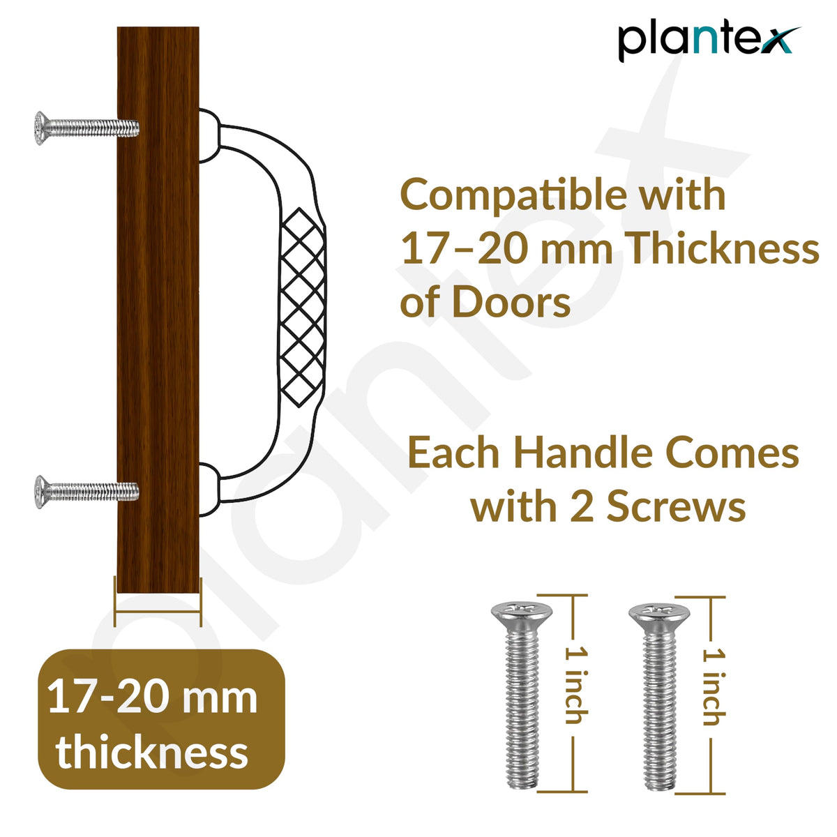 Plantex Cabinet Handle/288mm Handle for Cabinet/Door Pull-Push Handle for Home/Office - Pack of 1 (Gold) (Model APS-DTC-3710)-5