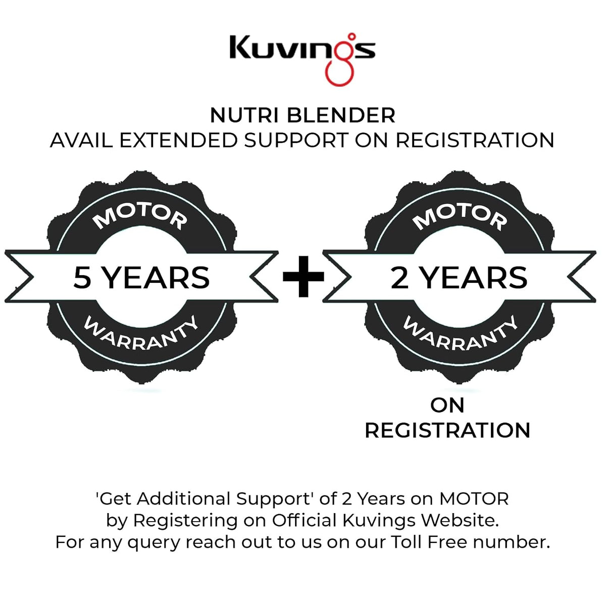 Kuvings Nutri Blender PRO Gunmetal Grey, Powerful 1000 Watts Motor, Mixer/Grinder/Smoothie Maker, Blender for Smoothies and Juices, Stainless Steel Body, 2 Blade Set: Wet & Dry