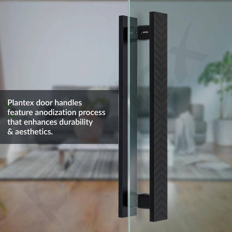 Plantex Door Handle/300mm Main Door Handle for Wooden Door/Pull-Push Handle for Main Door/Door Accessories - Pack of 1 (609, Black)-6