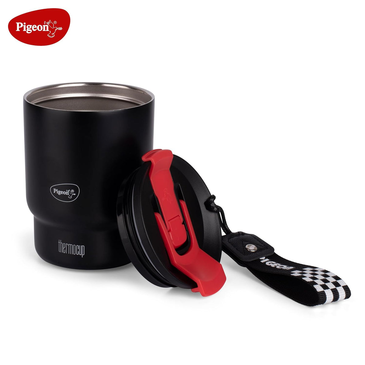 Pigeon Thermocup 350 ml: Stainless Steel Vacuum Insulated Coffee Cup/Tumbler for Hot and Cold Drinks, BPA-Free, Leak-Pro