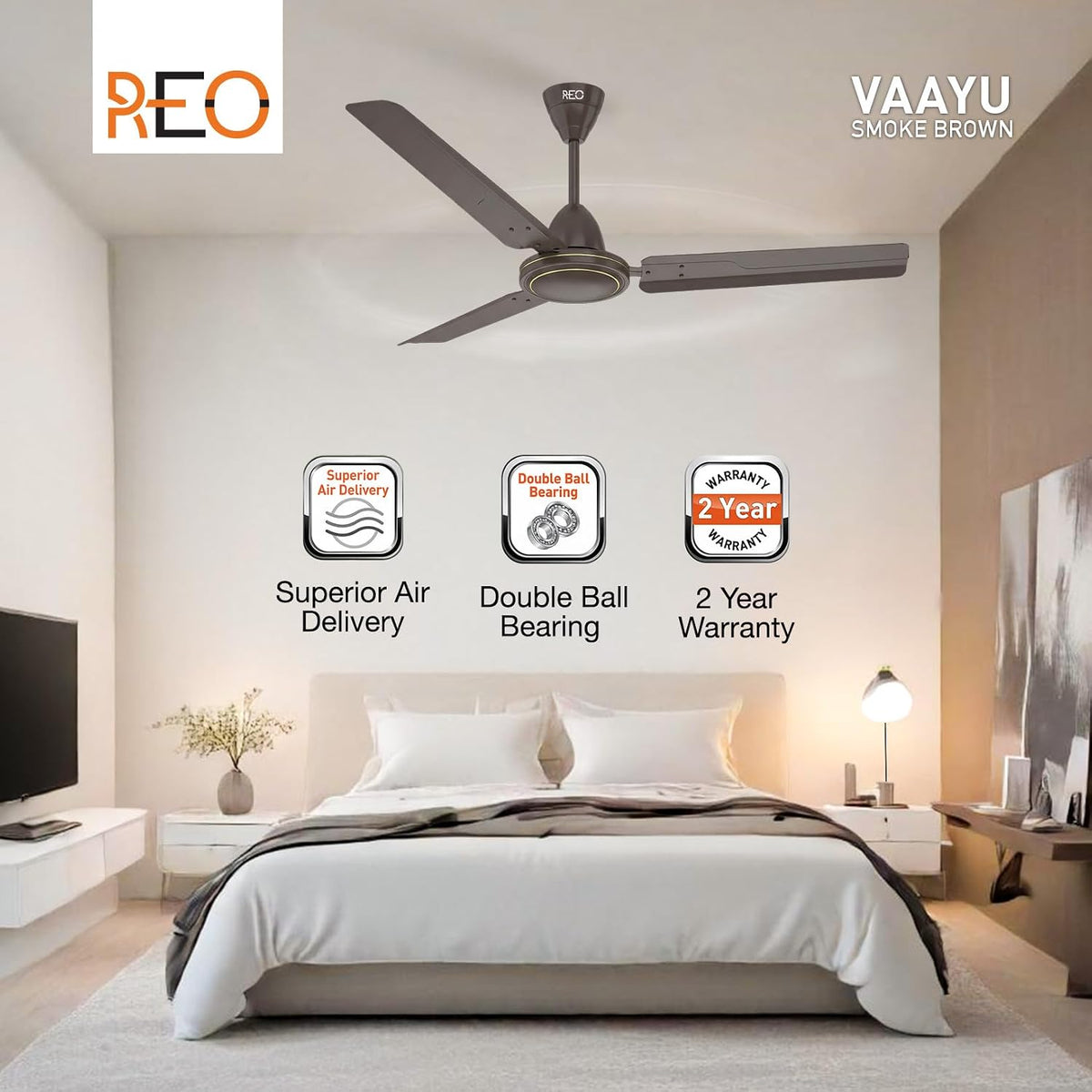 Havells REO Vaayu 1200 mm ES Ceiling Fan-4