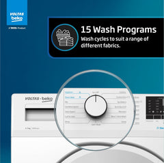 Voltas Beko, A Tata Product 7 Kg 5 Star Inverter, Quick 14-Min Wash Fully Automatic Front Load Washing Machine (WFL7012B7JVBKA/WXV, White, Inbuilt)-4