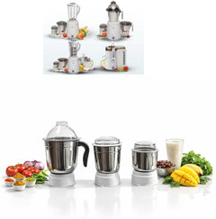 Jar Combo: 400 ml + 800 ml + 1500 ml | Compatible with Sujata Mixer Grinder
