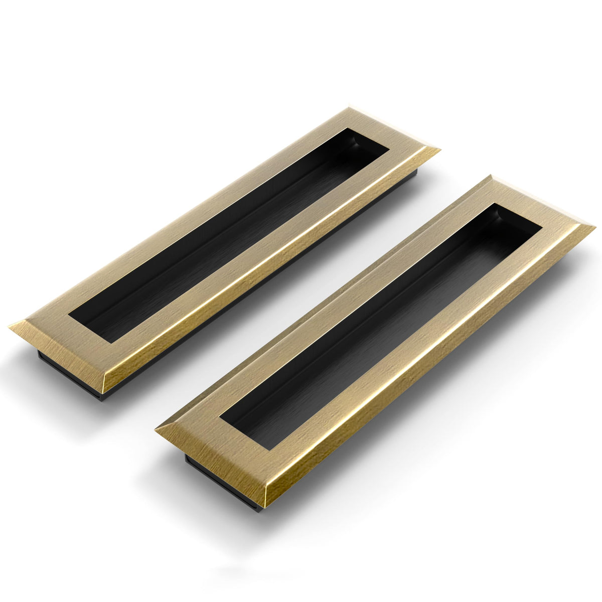 Plantex Sliding Door Handle/Concealed Handle for Sliding Door/160mm Concealed Handle for Wardrobe/Kitchen Cabinet - Pack of 2 (Brass Antique) (Model APS-DTC-3900)-1