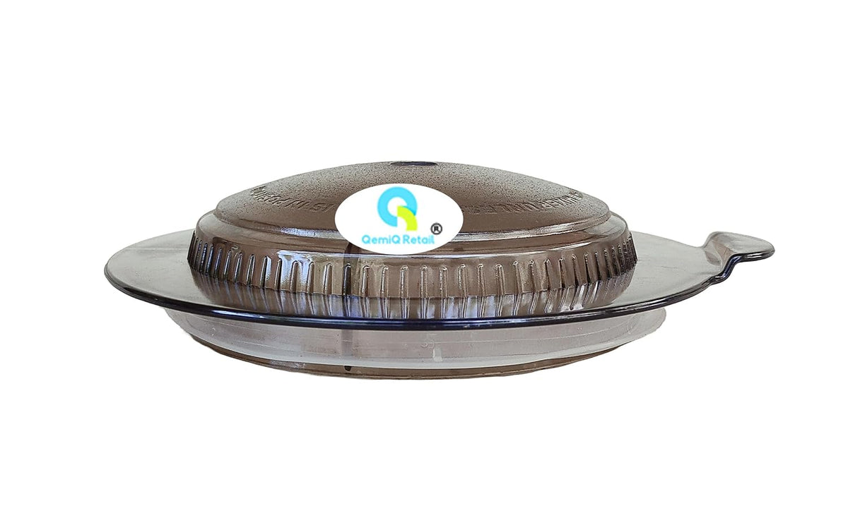 Sujata Flat Lid Cover for Medium Steel Jar, Compatible with Dynamix and Multimix Models