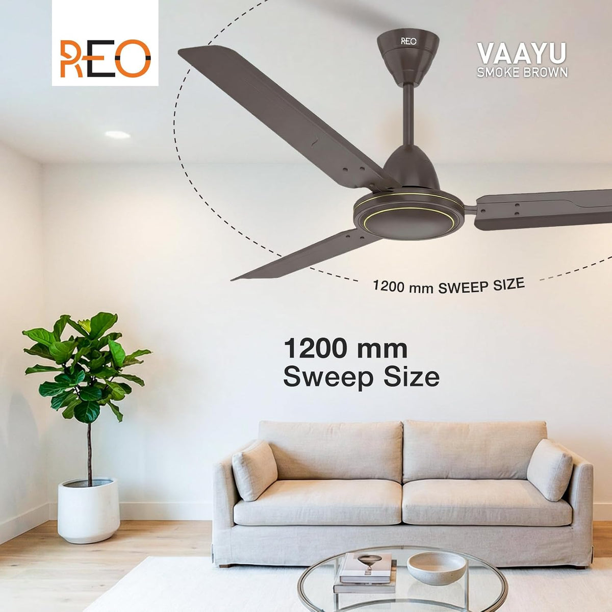 Havells REO Vaayu 1200 mm ES Ceiling Fan-6