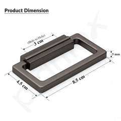 Plantex Rajwadi Drawer Kadi/Drawer Handle/Kadi for Drawers/Pull-Push Kadi for Home/Office Cabinet - Pack of 1 (Satin Black)-3