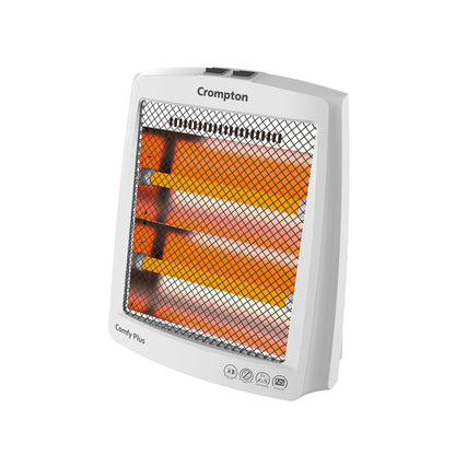 Crompton Insta Comfy 800 Watt Room Heater with 2 Heat Settings(Grey Blue)