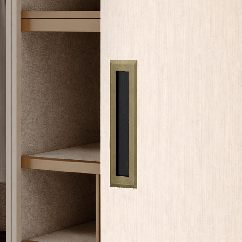 Plantex Sliding Door Handle/Concealed Handle for Sliding Door/160mm Concealed Handle for Wardrobe/Kitchen Cabinet - Pack of 1 (Brass Antique) (Model APS-DTC-3900)-1