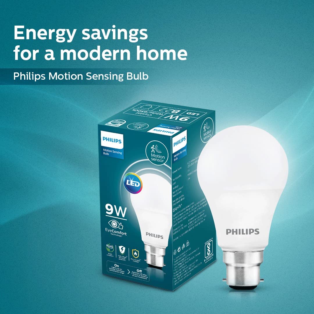 Philips 9W Motion Sensor B22 LED Bulb