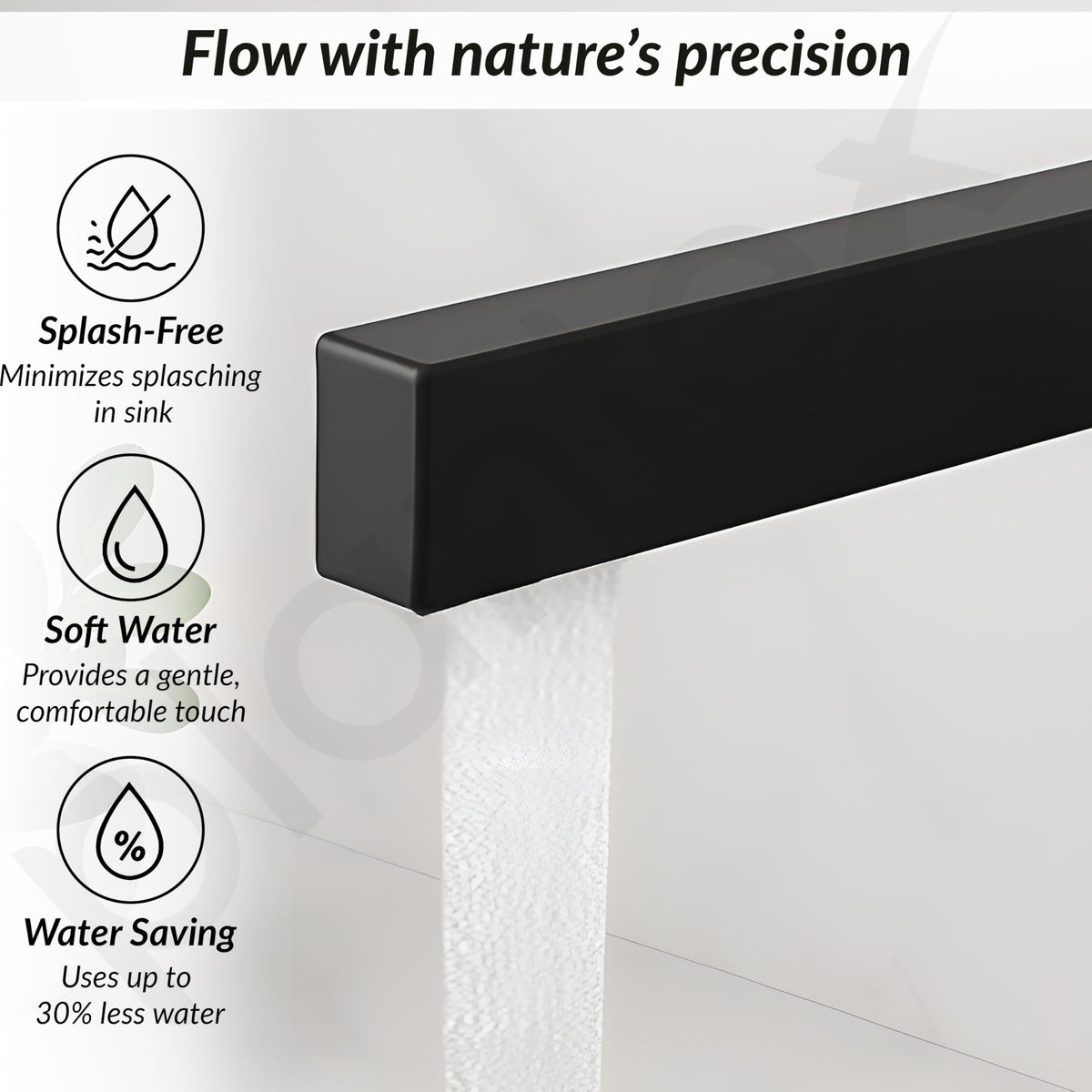 Plantex Single Lever Basin Mixer Tap/Brass Pillar Tap for Wash Basin/Hot and Cold Water Tap for Basin - (7877-Black)-4