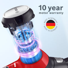Bosch Unlimited 7 ProAnimal, Cordless Vacuum Cleaner with Rechargeable 3.0 Ah Battery and FlexTube, LED Lighting, 10 Year Motor Warranty, in Tornado Red