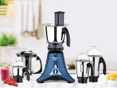 Vidiem VSTAR Azure Blue 750W Mixer Grinder | Mixer grinder 750 watt with 5 Jar in-1 Juicer Mixer Grinder | 5 Leakproof J