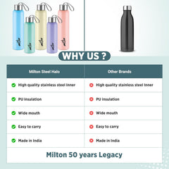 Steel Halo Water Bottle (Milton)