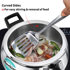 Hawkins 3.5 Litre Triply Contura Pressure Cooker, Triply Stainless Steel Induction & Contura shaped Cooker, Silver (SSTCO35)