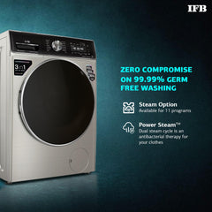 IFB 8.5 Kg / 6.5 Kg / 2.5 Kg Front Load 5 Star 3-In-1, AI Powered, Fully Automatic Washer Dryer Refresh (2023 Model, Lau