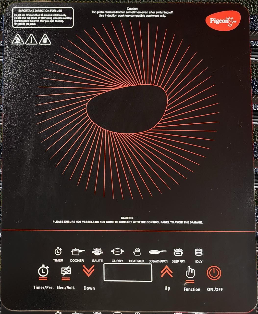 Pigeon 1800 W Induction Cooktop STELLA