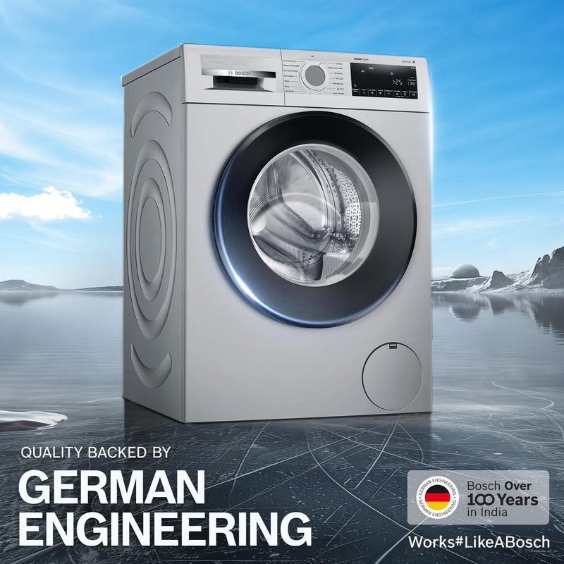 Bosch 9 kg 5 Star Front Load Fully Automatic Washing Machine, AI ActiveWater, Automated Dosing of Detergent(ADOS), Antibacterial Tech, 14 Wash (WGA242IS)-3