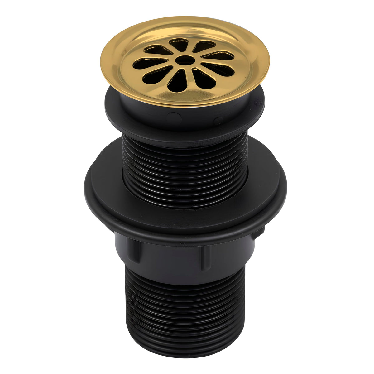Plantex Brass with Nylon 4 inch Full Thread Waste Coupling for Wash Basin/Coupling for Sink - Pack of 1 (BH-1116, Gold)-1