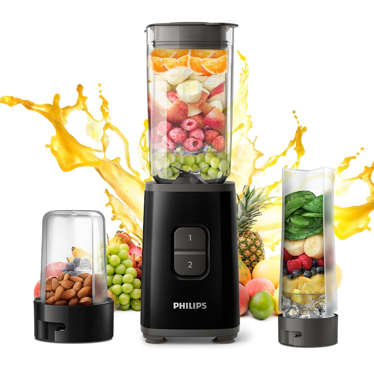 Philips HR2603/90 Mini Blender, 3-Jar Capacity