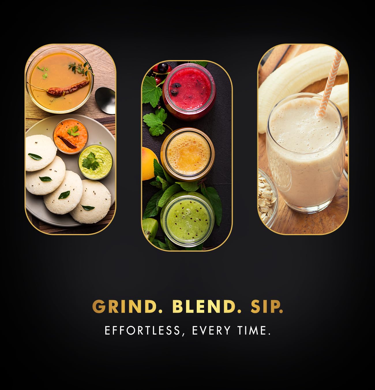 Sujata MG01 Mixer Grinder | 1000 Watts Double Ball Bearing Motor | 24000 RPM | Non-Stop 90 Mins Running | 3 Jars including 1750ml Blender, 1000ml Grinder, 500ml Chutney Jar | Beige & White