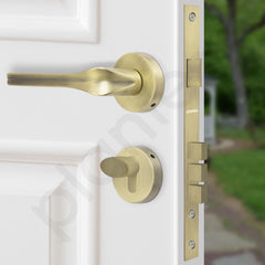 Plantex Main Door Lock/Mortise Lock for Door with 3 Years of Warranty - Robust Door Lock for Home with Brass Lock Body & Cylinder(064- Brass Antique Finish)-3