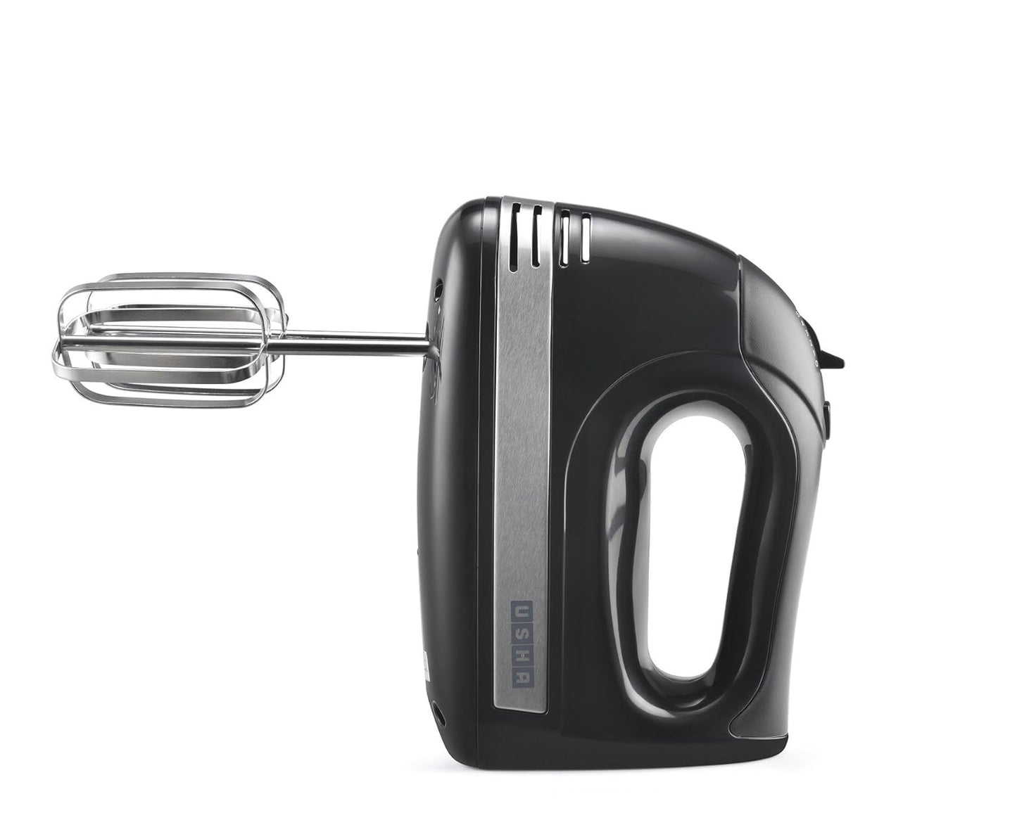 Usha 3732 300 W Hand Mixer with 2 Hooks|2 years warranty,Longer cord for flexible usage,Copper motor for longer life,Accessories Beater and Kneader, Storage box (Black)