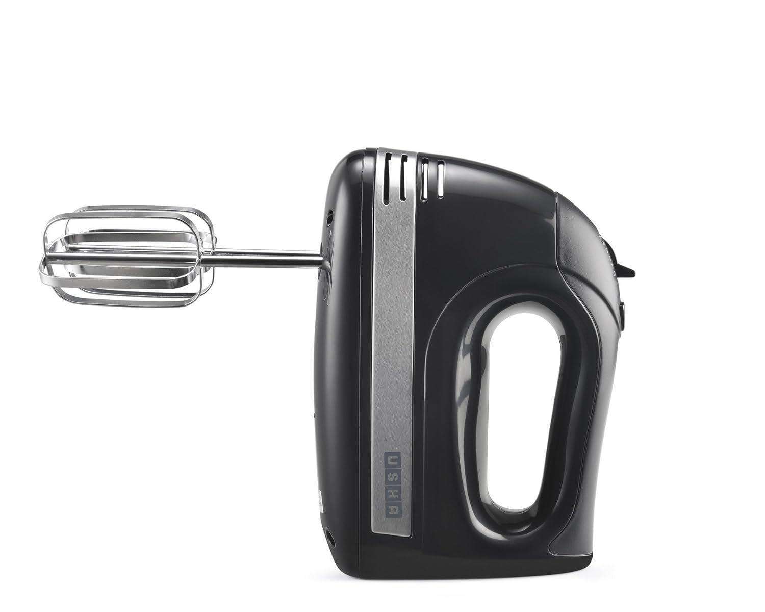 Usha 3732 300 W Hand Mixer with 2 Hooks|2 years warranty,Longer cord for flexible usage,Copper motor for longer life,Accessories Beater and Kneader, Storage box (Black)
