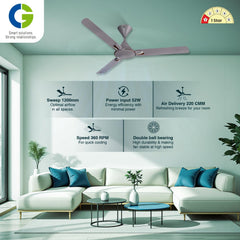 CG Ferna 1200 mm Decorative High Speed Ceiling Fan-3