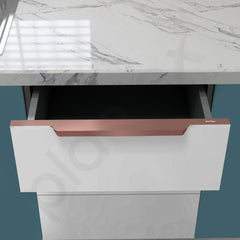 Plantex Profile Handle for Kitchen Cabinet/20 Inch Aluminium Drawer Profile Handle/Wardrobe Pull Handle for Home/Office/Hotel - Pack of 5 (Rose Gold) (Model APS-PF-1004)-6