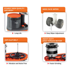 Vidiem WG ST 315 A Table Top Wet Grinder (Black Orange)