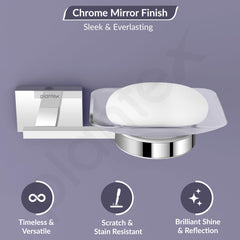 Plantex 304 Grade Stainless Steel Soap Holder for Bathroom/Wall Mounted Soap Stand/Soap Dish/Bathroom Accessories (Chrome)-3