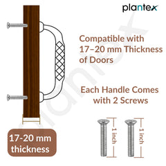 Plantex Cabinet Handle/160mm Handle for Cabinet/Wardrobe Handle/Door Pull-Push Handle for Home/Office - Pack of 1 (Rose Gold) (Model APS-DTC-3710)-5