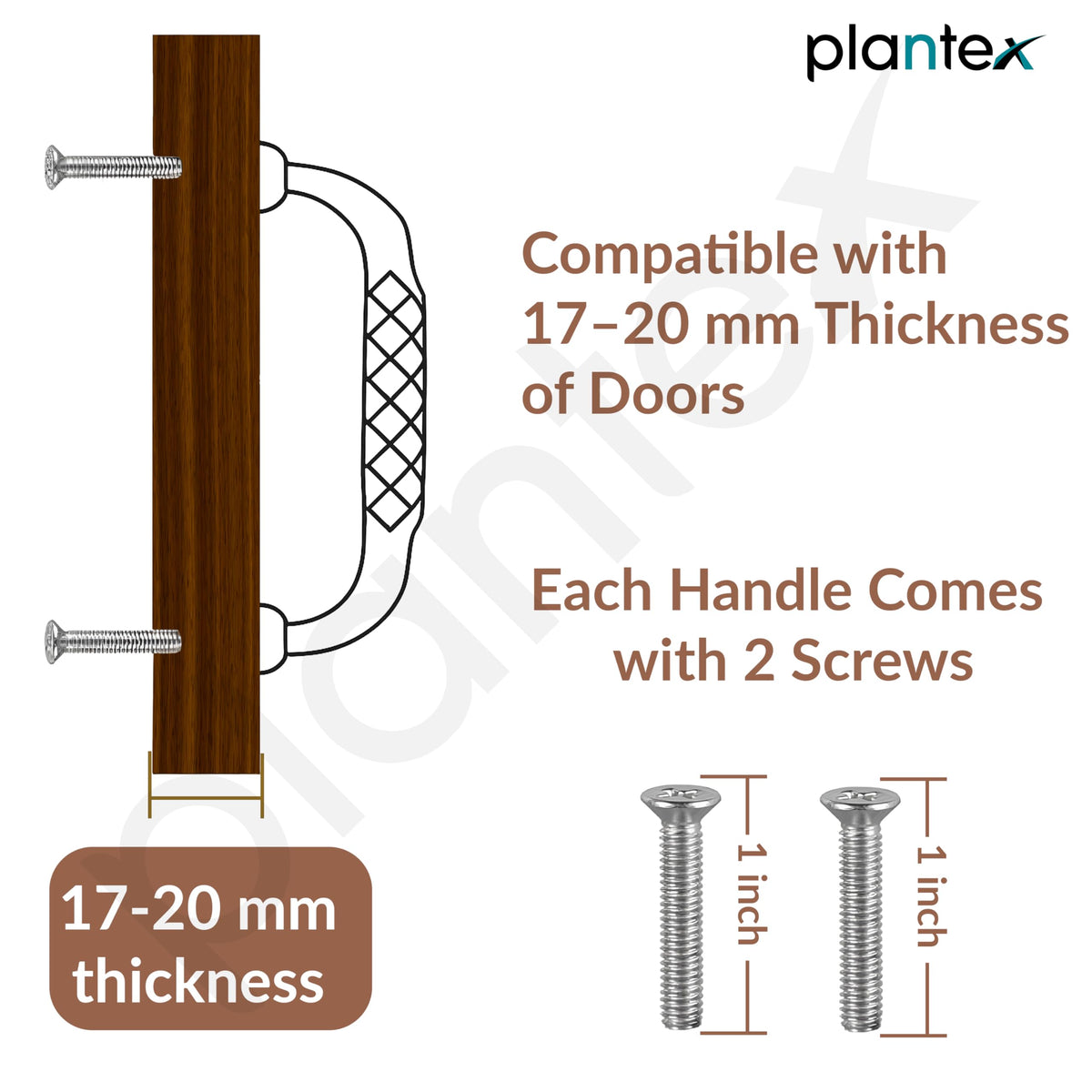 Plantex Cabinet Handle/Kitchen Cabinet Door Handle/Wardrobe/160 mm Cupboard Handle/Door Pull-Push Handle for Home/Office - Pack of 2 (Rose Gold) (Model APS-DTC-3710)-5