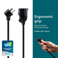 Philips EZGrip SPS3304B/37 1 outlet extension cable 1 outlet Black
