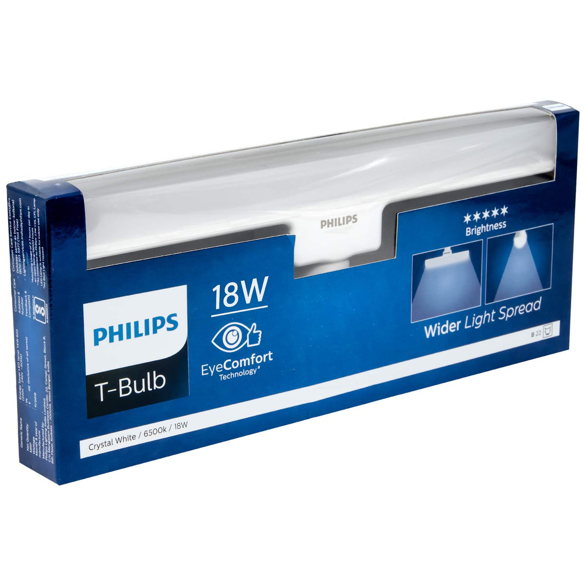 Philips 18W B22 LED Cool White Tubelight, Pack of 3