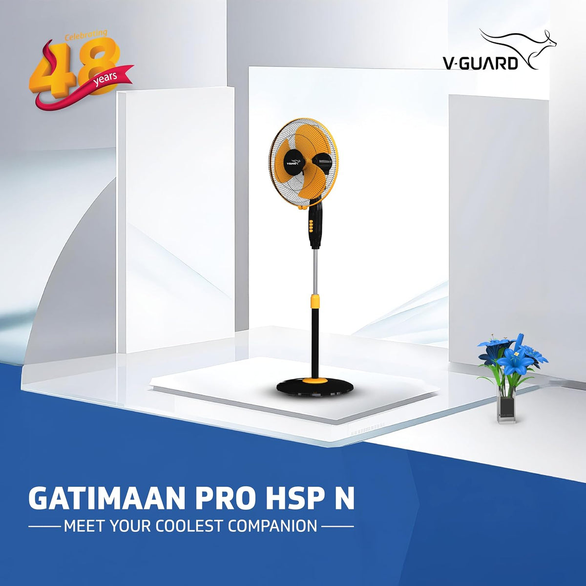 V-Guard Gatimaan Pro HSP N 400 mm High Speed Pedestal Fan